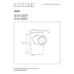 Kinkiet NIGEL LED GU10 1x5W 3000K With USB charging point czarny 09929/06/30 Lucide - zdjęcie dodatkowe 4